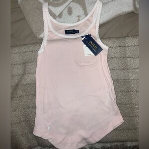 NWT Polo Scalloped Trim Tank